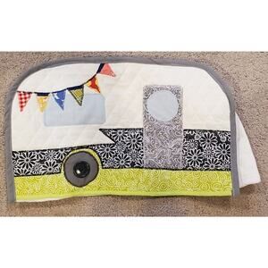 Quilted Appliqued Small Appliance Cover Camper Cottage Home Decor